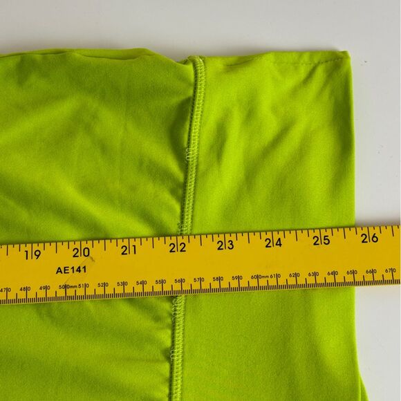 Adidas Neon Green Loose Racerback Tank Top L - Picture 8 of 8